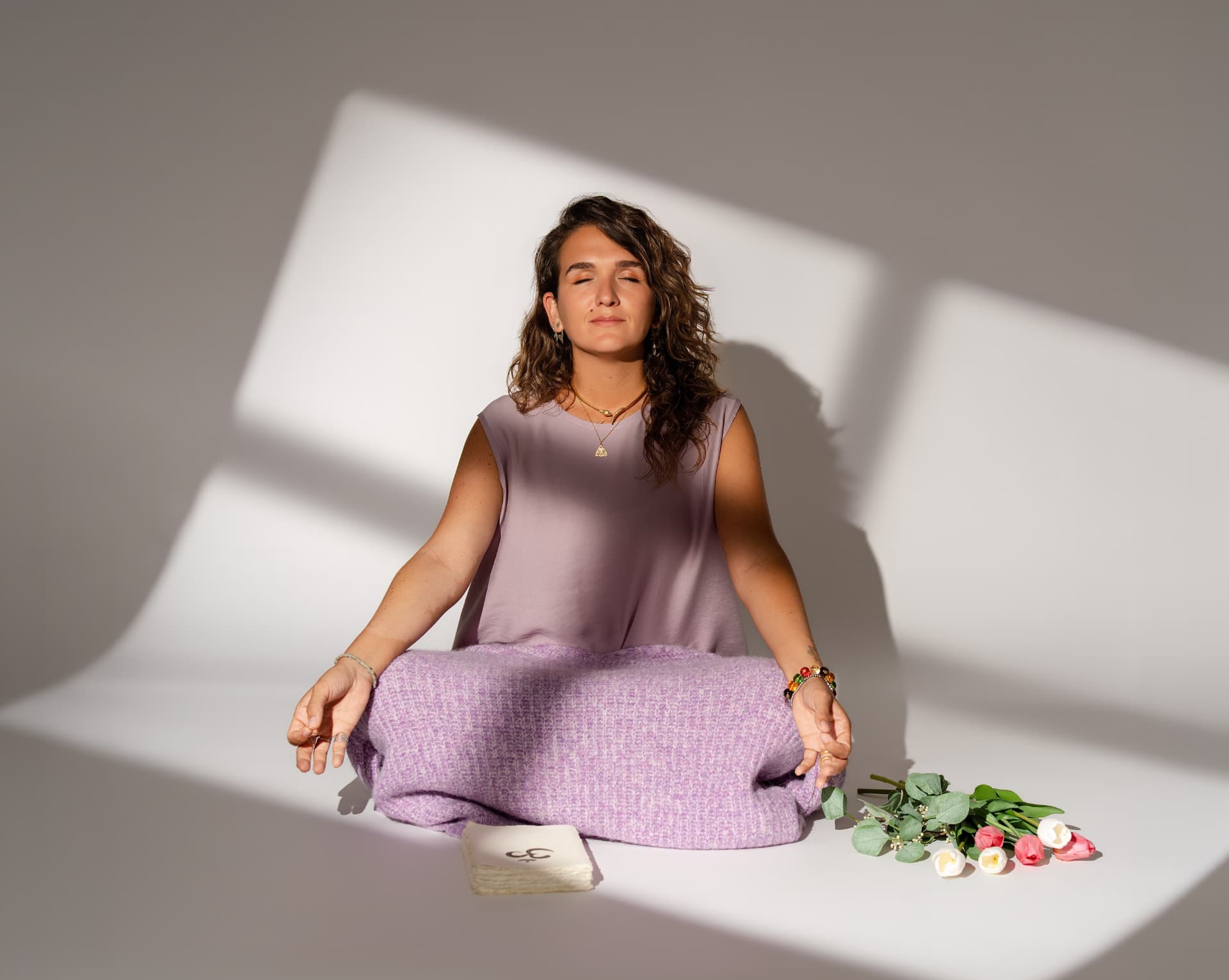 Mariola meditando